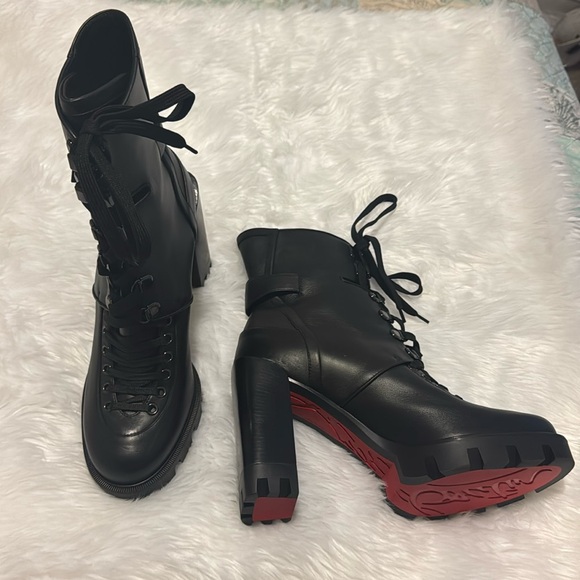 Christian Louboutin Black Ankle Boots - Picture 11 of 11